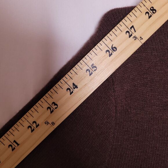 J Crew Sweater Mens Medium Brown Lambswool Shawl Collar NWT - Picture 8 of 12